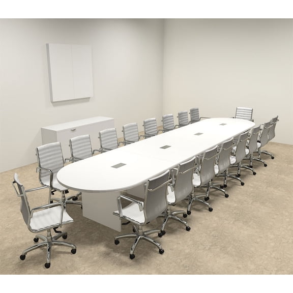 Modern Racetrack 18' Feet Conference Table, #OF-CON-C115