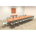 thumbnail image 1 of Modern Racetrack 18' Feet Conference Table, #OF-CON-C21, 1 of 2
