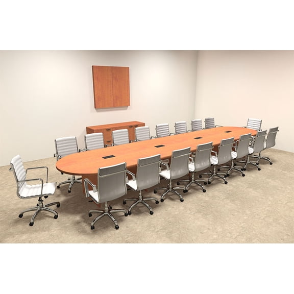 Modern Racetrack 18' Feet Conference Table, #OF-CON-C21