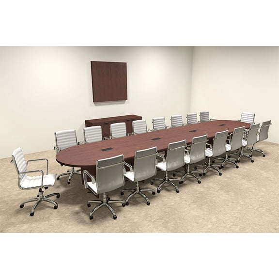 Modern Racetrack 18' Feet Conference Table, #OF-CON-C22