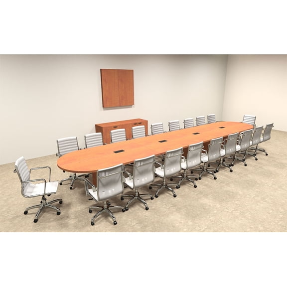 Modern Racetrack 20' Feet Conference Table, #OF-CON-C26