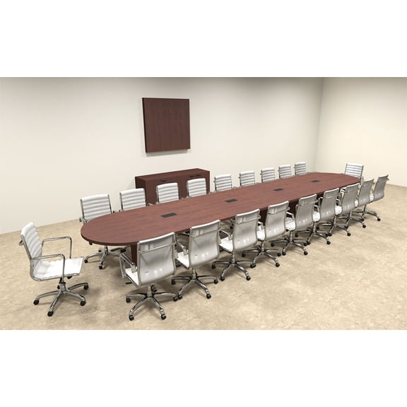 Modern Racetrack 20' Feet Conference Table, #OF-CON-C27