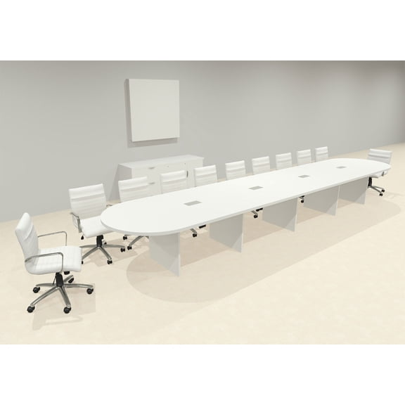 Modern Racetrack 20' Feet Conference Table, #OF-CON-CR41
