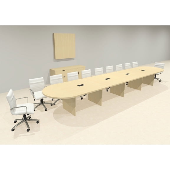 Modern Racetrack 20' Feet Conference Table, #OF-CON-CR42