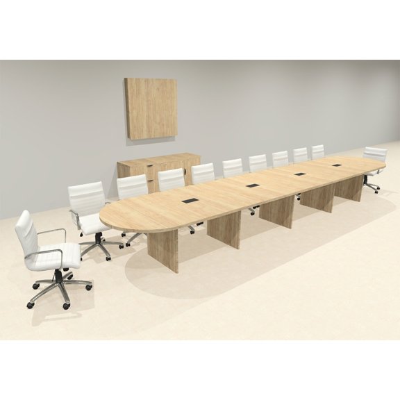 Modern Racetrack 20' Feet Conference Table, #OF-CON-CR43