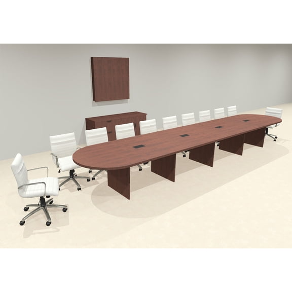 Modern Racetrack 20' Feet Conference Table, #OF-CON-CR45