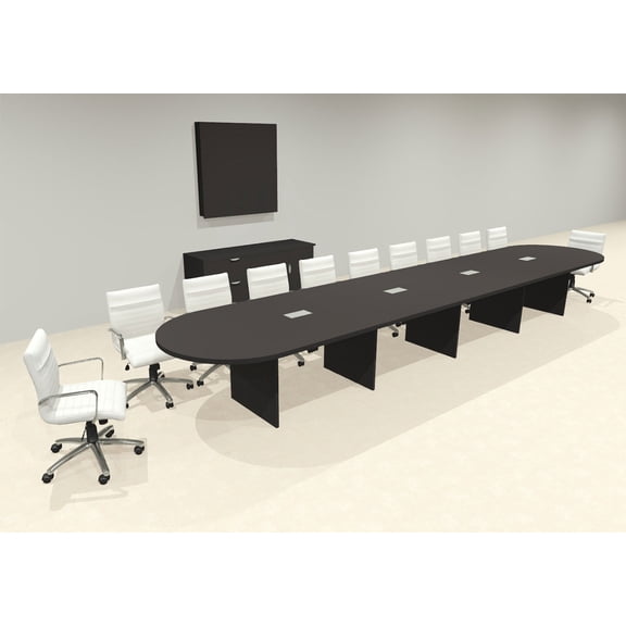 Modern Racetrack 20' Feet Conference Table, #OF-CON-CR47