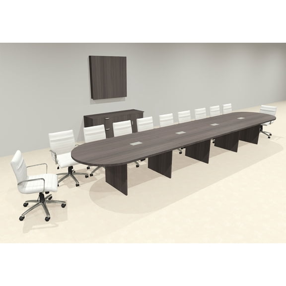 Modern Racetrack 20' Feet Conference Table, #OF-CON-CR48