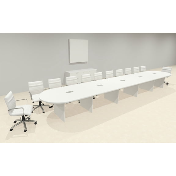 Modern Racetrack 22' Feet Conference Table, #OF-CON-CR49