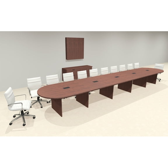 Modern Racetrack 22' Feet Conference Table, #OF-CON-CR53