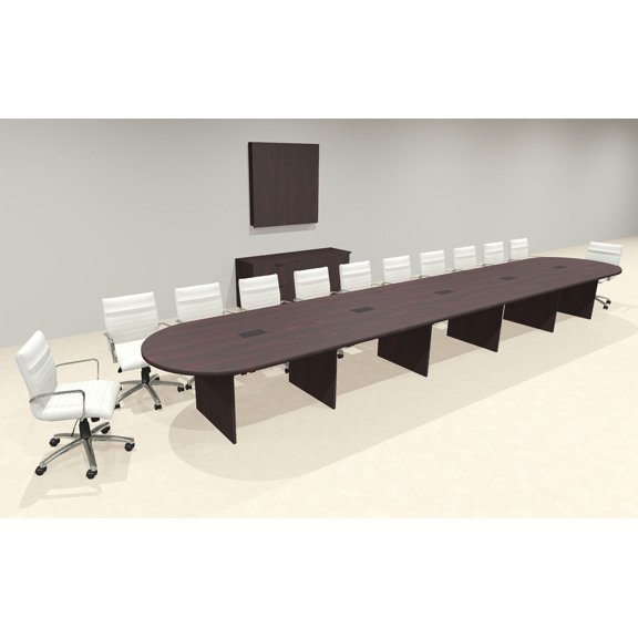Modern Racetrack 22' Feet Conference Table, #OF-CON-CR54