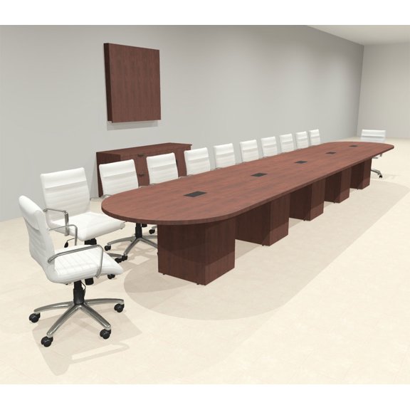 Modern Racetrack 22' Feet Conference Table, #OF-CON-CRQ53