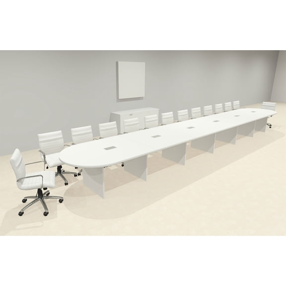 Modern Racetrack 26' Feet Conference Table, #OF-CON-CR65
