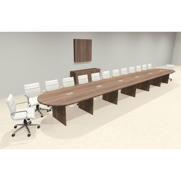 Modern Racetrack 26' Feet Conference Table, #OF-CON-CR68