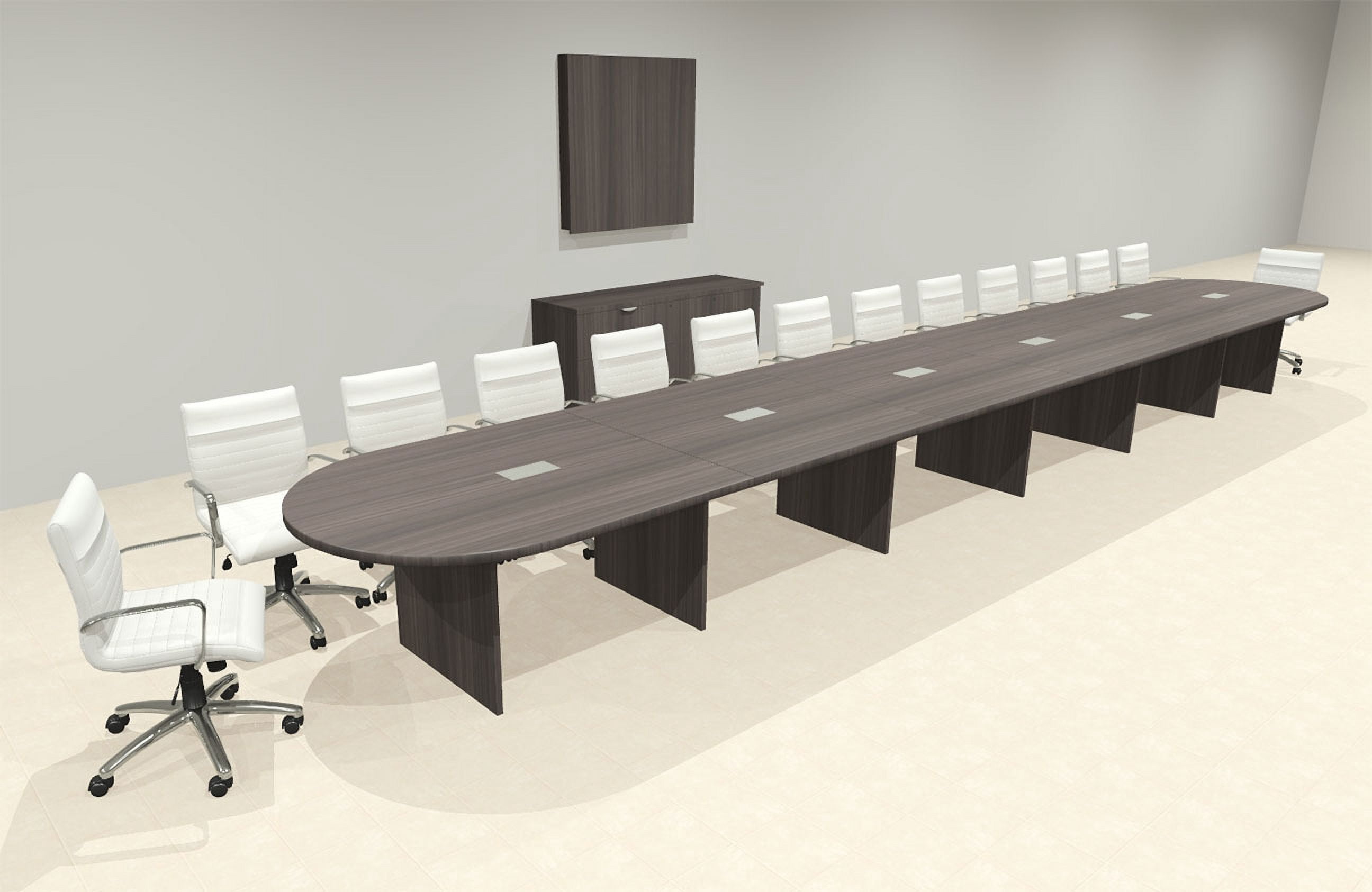 Modern Racetrack 26' Feet Conference Table, #OF-CON-CR72 - Walmart.com