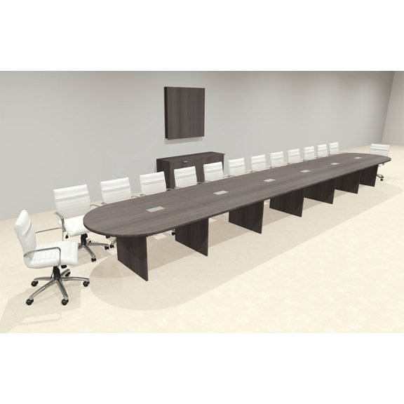 Modern Racetrack 26' Feet Conference Table, #OF-CON-CR72