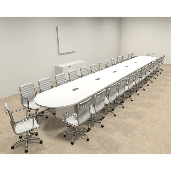 Modern Racetrack 28' Feet Conference Table, #OF-CON-C120