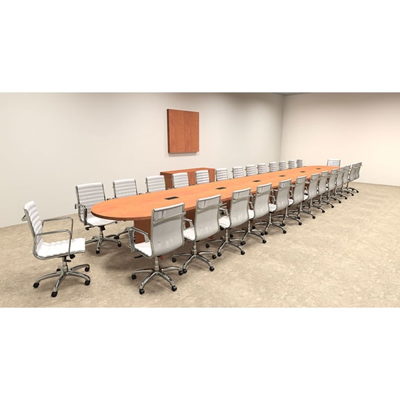 Modern Racetrack 28' Feet Conference Table, #OF-CON-C46