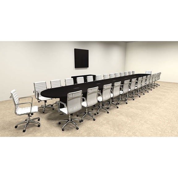 Modern Racetrack 28' Feet Conference Table, #OF-CON-C50
