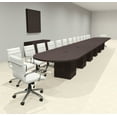 thumbnail image 1 of Modern Racetrack 28' Feet Conference Table, #OF-CON-CRQ78, 1 of 2