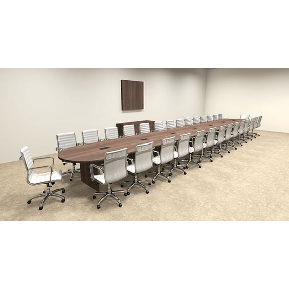 Modern Racetrack 30' Feet Conference Table, #OF-CON-C54