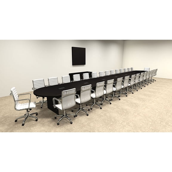 Modern Racetrack 30' Feet Conference Table, #OF-CON-C55
