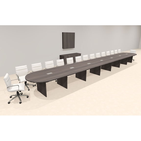 Modern Racetrack 30' Feet Conference Table, #OF-CON-CR88