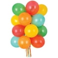 thumbnail image 1 of Modern Rainbow Air-Filled Latex Balloon Chandelier w/ Tassel, 1 of 1