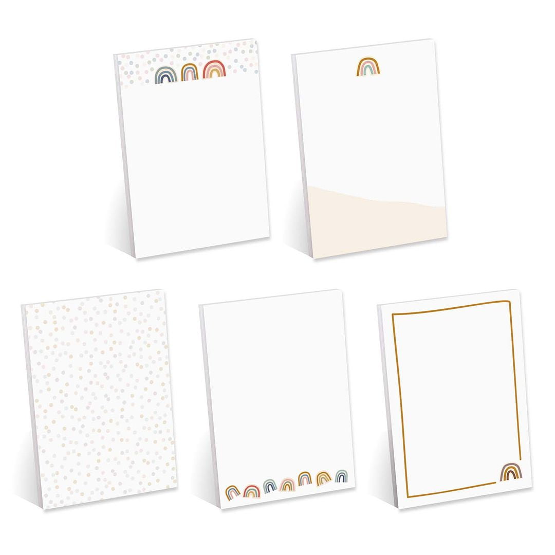Modern Rainbow Sticky Note Pads / 4