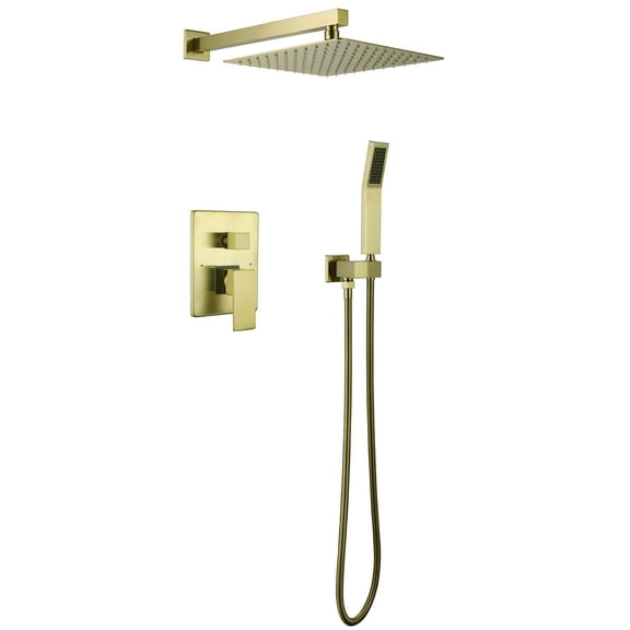 Modern Rainfall Complete Shower System with Rough-In Valve