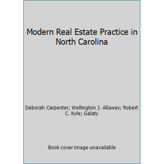 Pre-Owned Modern Real Estate Practice in North Carolina (Hardcover) 1427785872 9781427785879