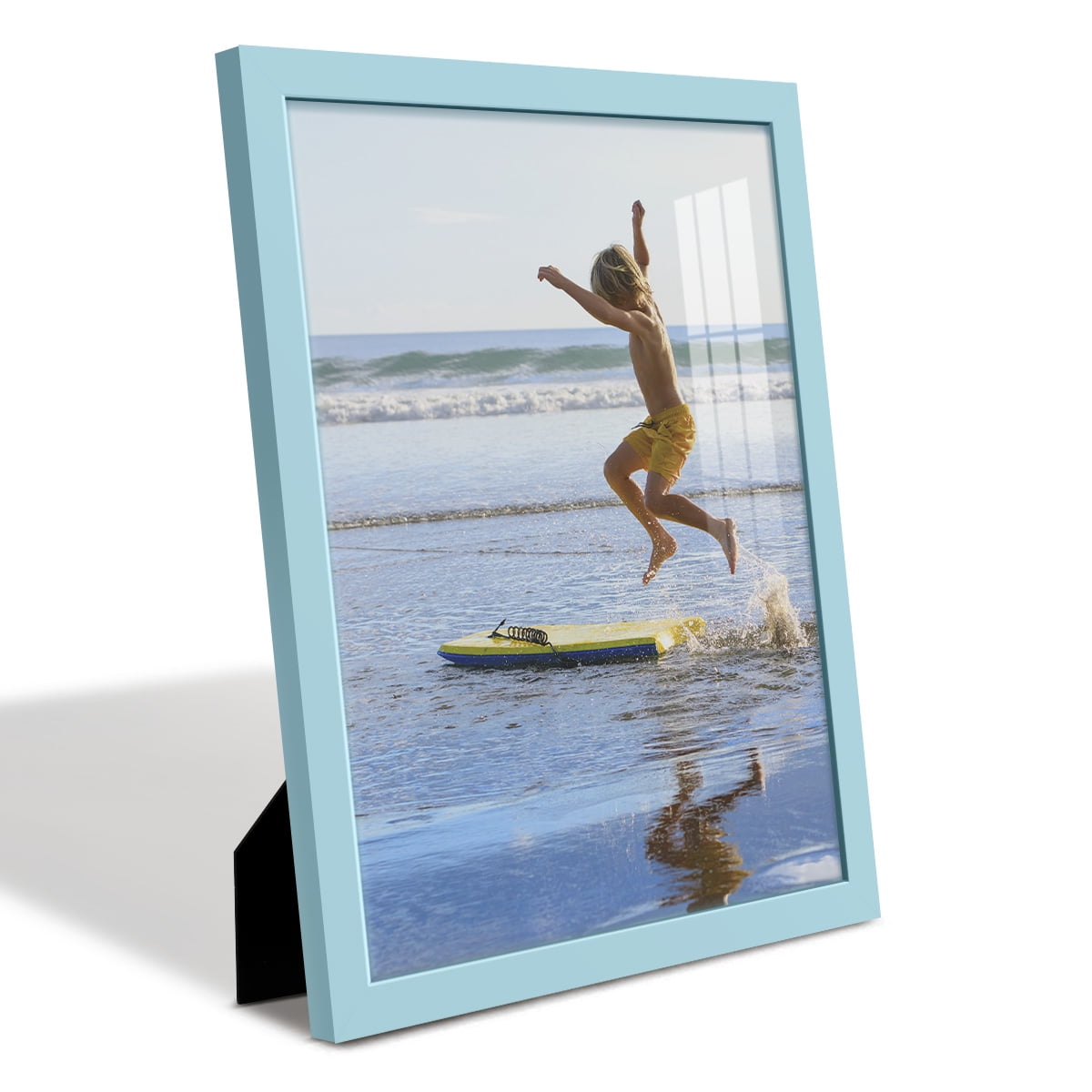 Modern Real Wood 11x14 inch Picture Frame in Blue Walmart com Modern Real Wood 11x14 inch Picture Frame in Blue Walmart com
