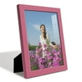 thumbnail image 1 of Modern Real Wood 8x10 inch Picture Frame in Hot Pink, 1 of 7