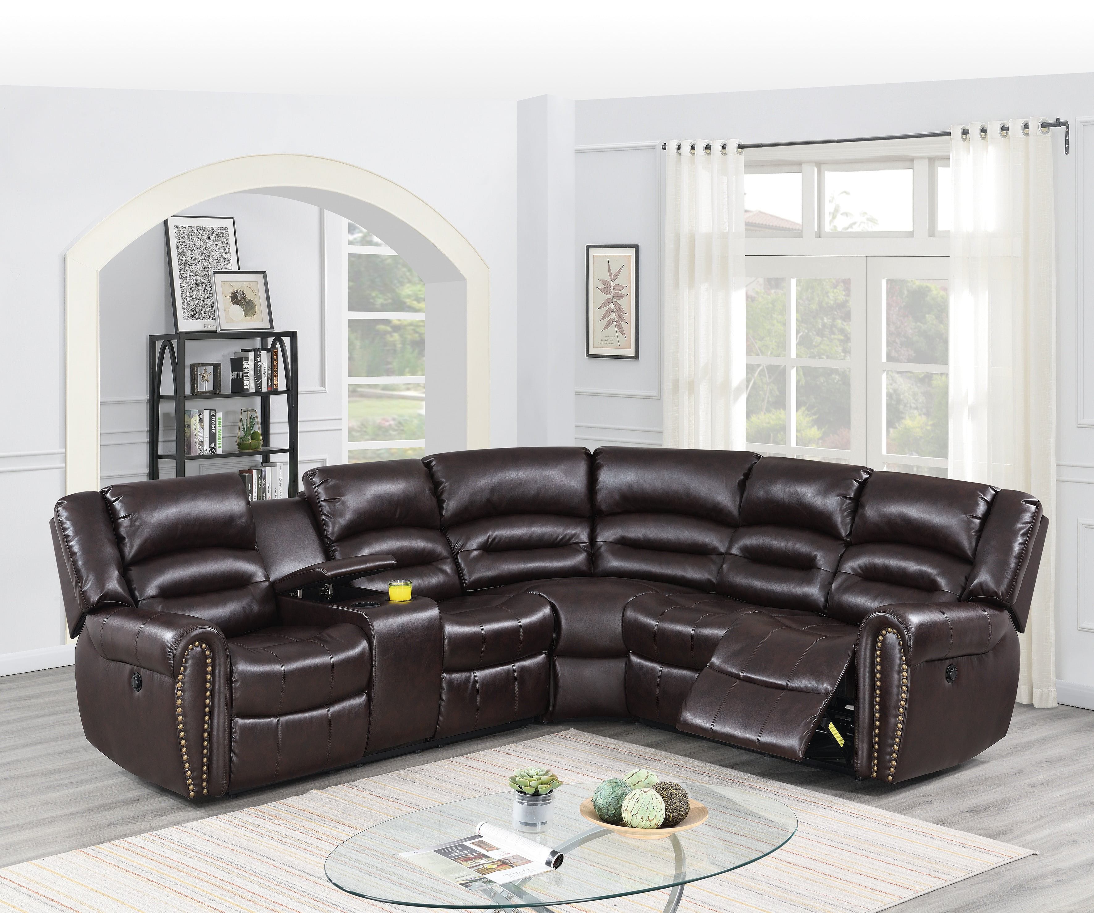 Reclining theater sectional hotsell