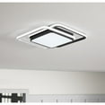 thumbnail image 1 of Modern Rectangle Concise Black and White Acrylic LED Flush Mount Ceiling Light, 1 of 5