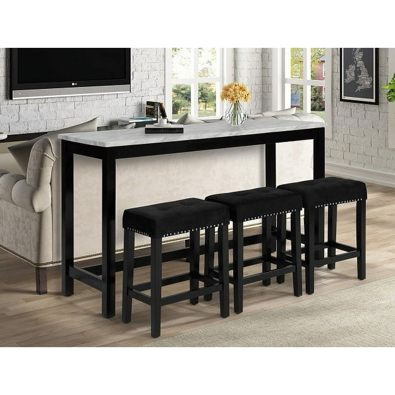 Velvet console table deals