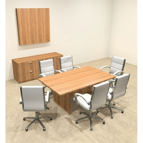Modern Rectangular 6' Conference table, #OT-SUL-C16