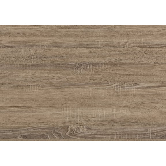 Modern Rectangular Coffee Table for Living Room | 40" Taupe Laminate & Black Metal Accent Cocktail Table | Contemporary, Durable MDF Furniture for Small Spaces