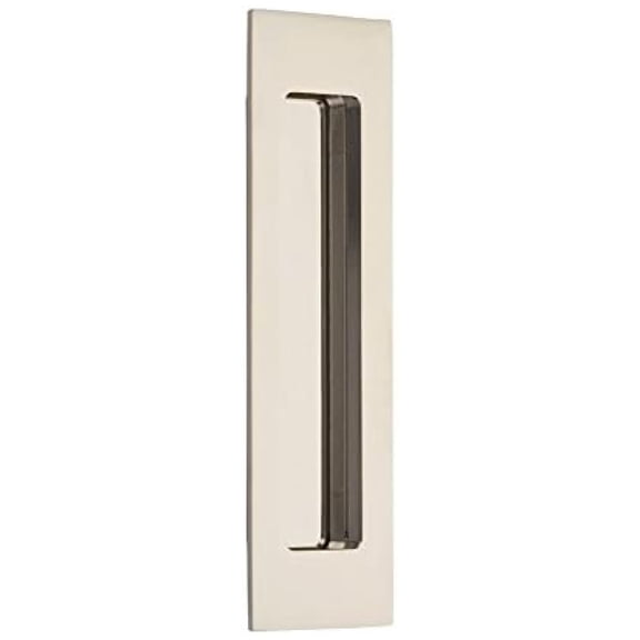 Modern Rectangular Flush Pull - 2" x 7" Polished Door Pull - Cabinet Hardware, Drawer Pulls, Furniture Handles - Interior Door Hardware