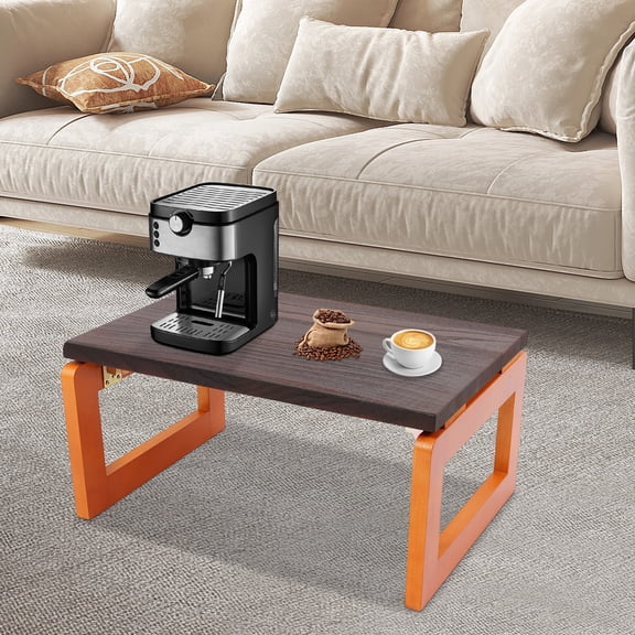 Modern Rectangular Freestanding Coffee & Tea Small Square End Table for Living Room &Office Folding Table