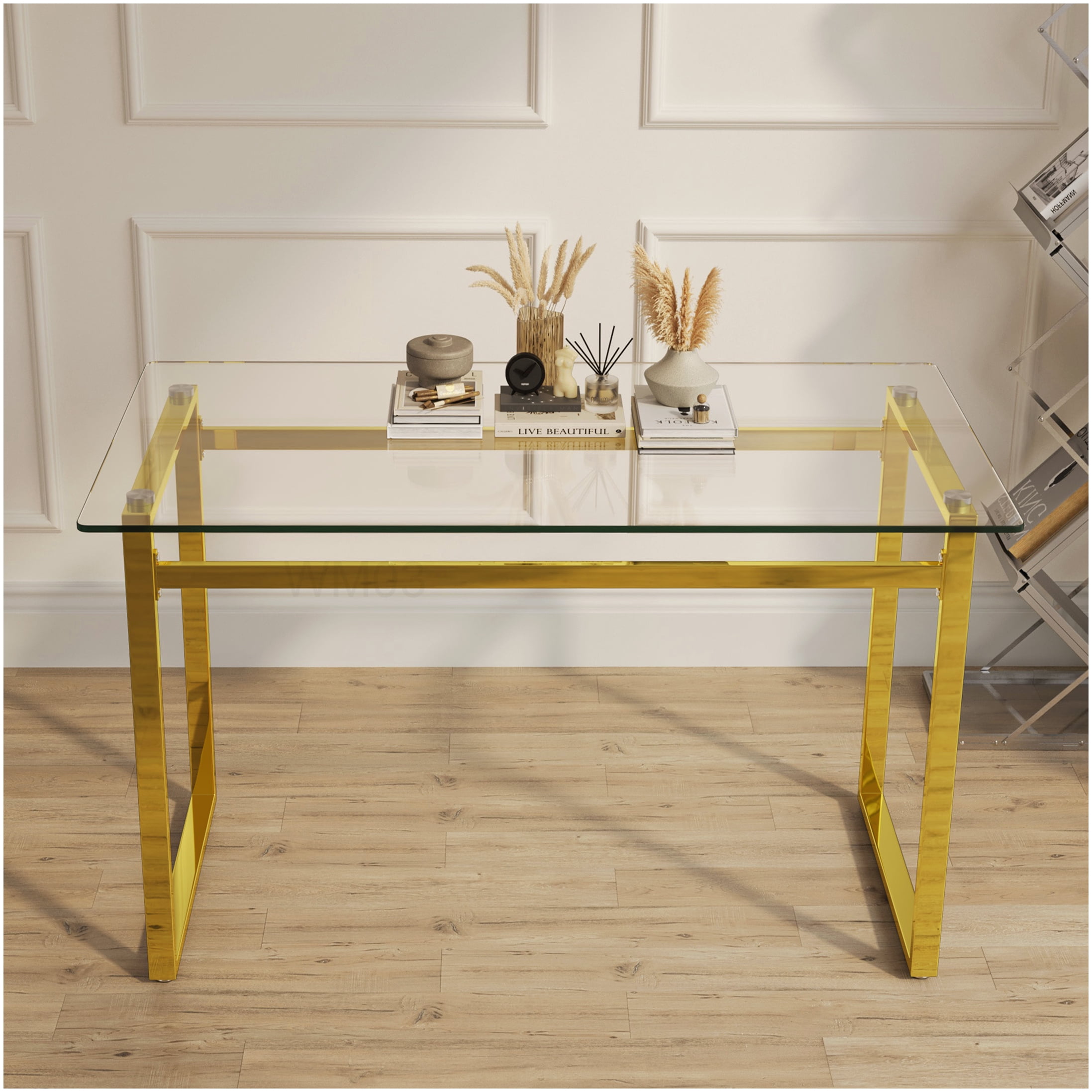 【あーき】X-base Smoked Glass Table X-Base Tables - Norix