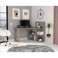 thumbnail image 1 of Modern Rectangular Office Desk with Open Shelves / Sturdy and Spacious Design, 1 of 3