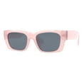thumbnail image 1 of Modern Rectangular Sunglasses Designer Fashion Colorful Edition UV 400 Pink, 1 of 4