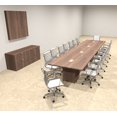 thumbnail image 1 of Modern Rectangular Top Cube Leg 16' Feet Conference Table, #OF-CON-CS20, 1 of 2