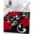 thumbnail image 1 of Modern Red Floral Carpet for Living Room Luxury Home rations Coffee Table Large Area Rugs Kitchen Be, 1 of 5