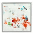 Modern Red Green Blue Paint Pop Abstraction Abstract Framed Art Print