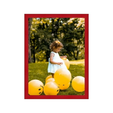 Modern Red Picture Frame Popular Sizes - Flat Modern Framing
