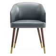 thumbnail image 1 of Reeva Dining Chair with Solid Wood Legs in Walnut and Graphite Gray, 1 of 11