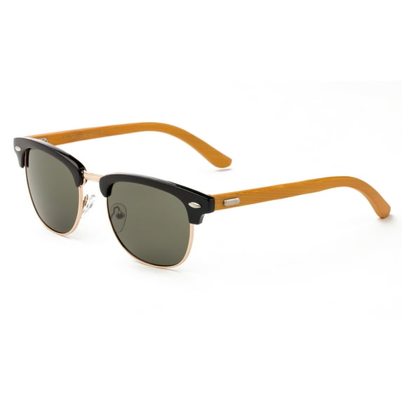 Modern Retro Fashion Real Bamboo Temple Fashion Sunglasses Vintage Design for Men & for Women