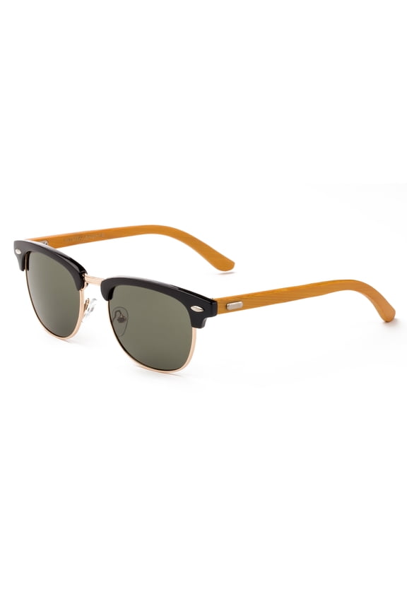 Modern Retro Fashion Real Bamboo Temple Fashion Sunglasses Vintage Design for Men & for Women